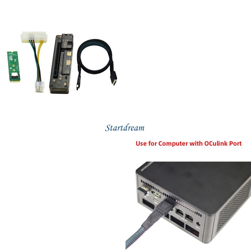 Oculink Gpu Dock Station - GDC Laptop Externes Grafikkarten-Dock mit Stromkabel