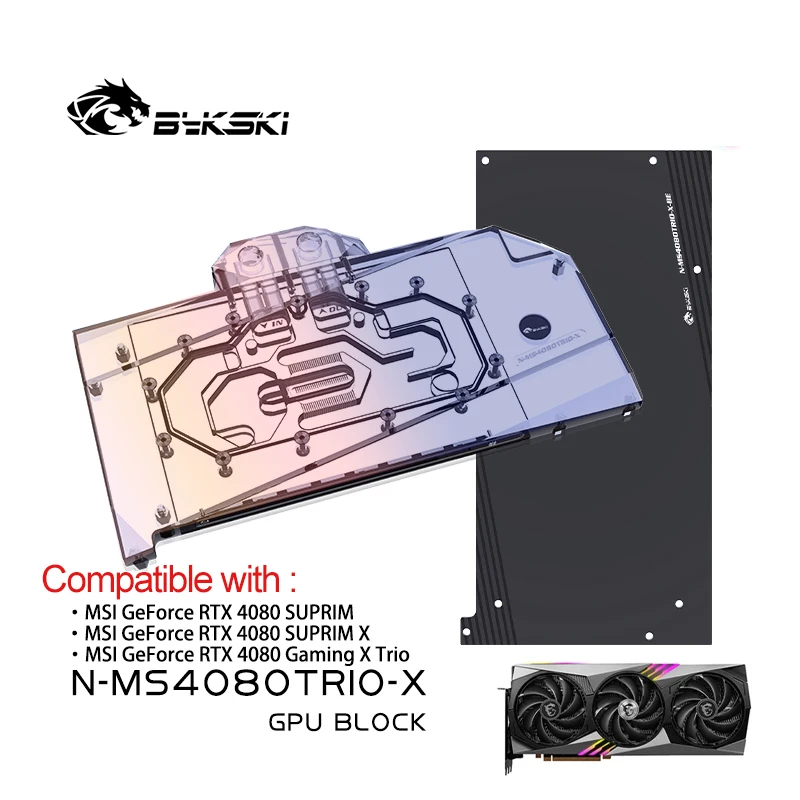 Bykski GPU-Block für MSI RTX 4 – Rtx 4080 Water Cooling Block Bewertung und Preis